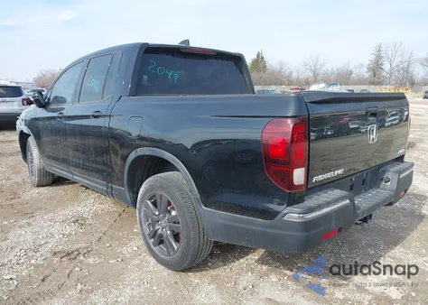 2019 Honda Ridgeline Sport z USA, uszkodzony, nr VIN 5FPYK3F17KB018991